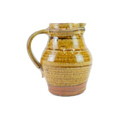 Mike DODD (1943) Jug  Stoneware, impressed seal, height 19cm.Good condition with no areas of concern.