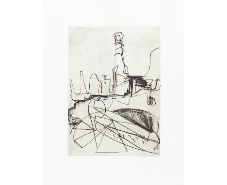 Peter LANYON (1918-1964) Levant Mine Ruins (1963), 2010 Etching, published by the Peter Lanyon estate 2010, blind stamp lower