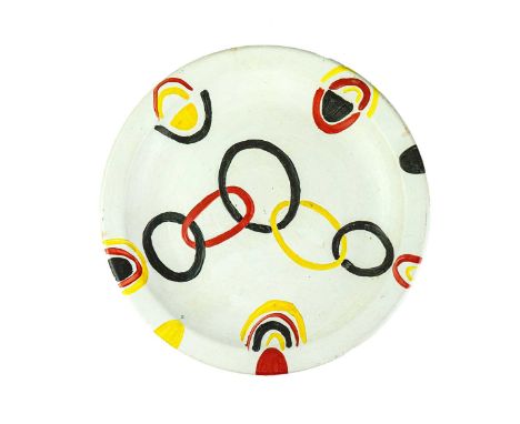 Terry FROST (1915-2003) Painted Plate   Ceramic, signed to base, diameter 26cm.This work is in good overall condition. There 