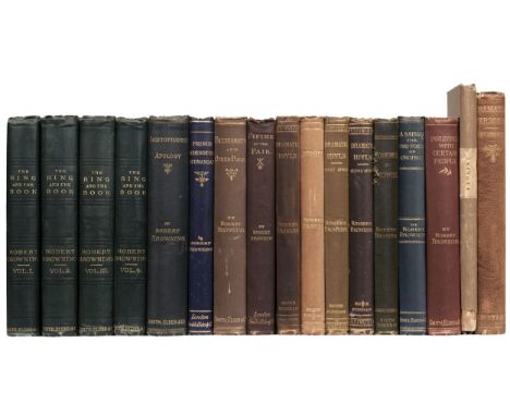 Browning (Robert). The Ring and the Book, 4 volumes, 1st edition, mixed issues, London: Smith, Elder and Co., 1868-69, volume