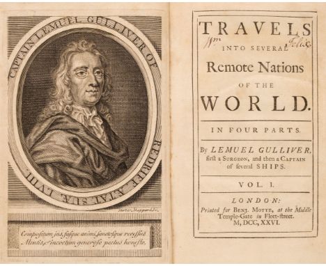 Swift (Jonathan). Travels into Several Remote Nations of the World, by Lemuel Gulliver, volume 1 only (of 2), 1st (B) edition