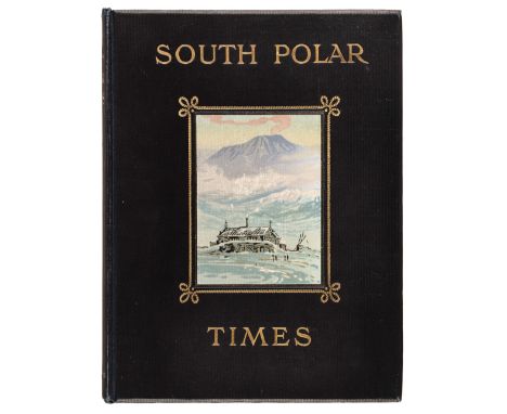 South Polar Times. volume 3 (of 3) only, 1st edition, London: Smith, Elder &amp; Co., 1914, half-title &amp; frontispiece det