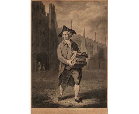 * Caldwell (James). John Nicholson, Mappesiani Bibliopolu Cant Custos, Cambridge: John Nicholson, March 1st 1790, uncoloured 