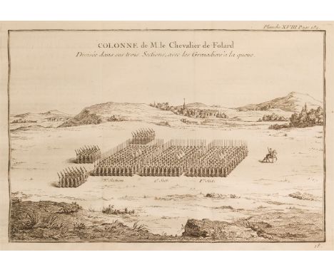 Le Blond (Guillaume). Elemens de Tactique, Ouvrage dans lequel on traite de l;arrangement &amp; de la formation des troupes; 