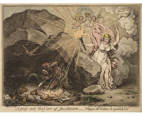 * Gillray (James, after). A collection of 15 caricatures, originally published in 'London und Paris' and the 'Anti-Jacobin Re