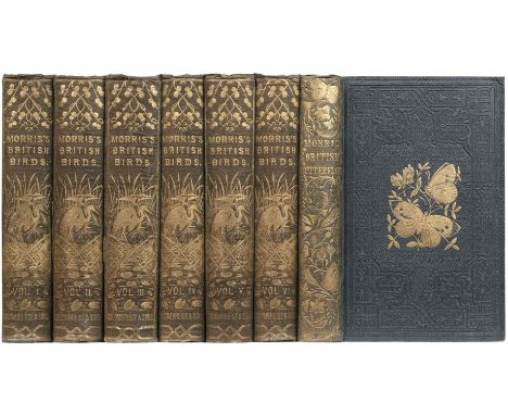 Morris (Francis Orpen). A History of British Birds, 6 volumes, London: Groombridge and Sons, 1868, 349 hand-coloured plates, 