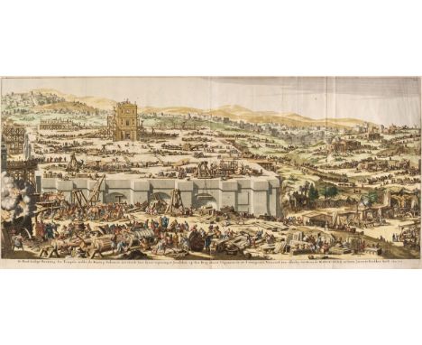 Holy Land. Ribbius (Herannus &amp; Schouten Anthony), De Hand-dadige Bouwing des Tempels de Koning Salomon in't vierde Jaar s