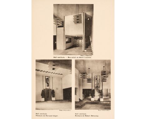 Mallet-Stevens (Rob.). Rob. Mallet- Stevens, Dix Années de Réalisations en Architecture et Décoration, Préface de Maurice Ray