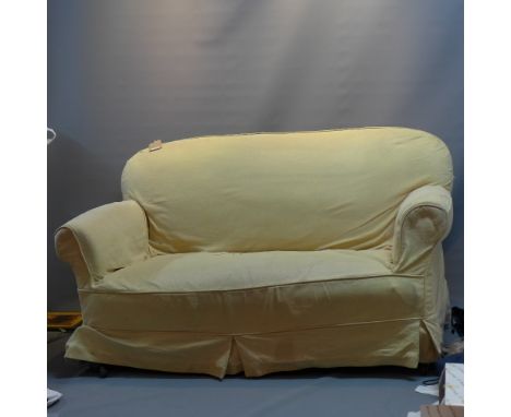 A two seater sofa. H-90cm, D-85cm, L-155cm 