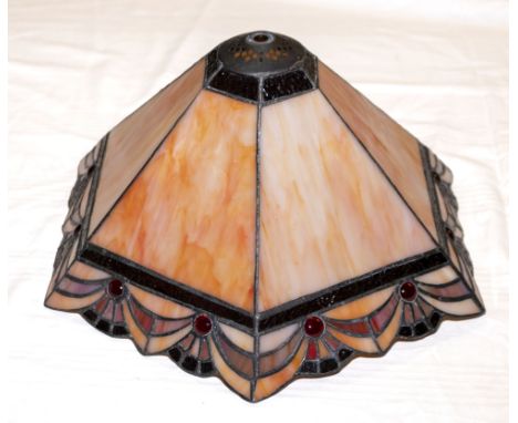 A Tiffany style lamp shade