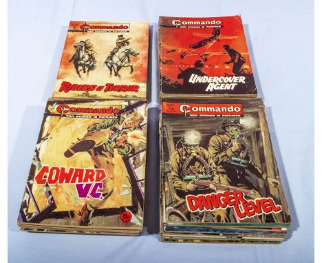 30 vintage Commando Comics 6p to 8p