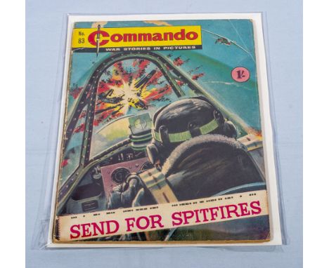 Vintage Commando Comic,. No 83, 1/-