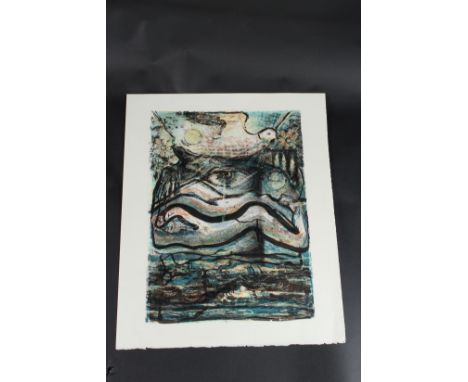 KEITH MICHELL (1926-2015) 'The Shakespeare Sonnets' Seven colour lithographs from the set, some inscribed verso, unframed, 63