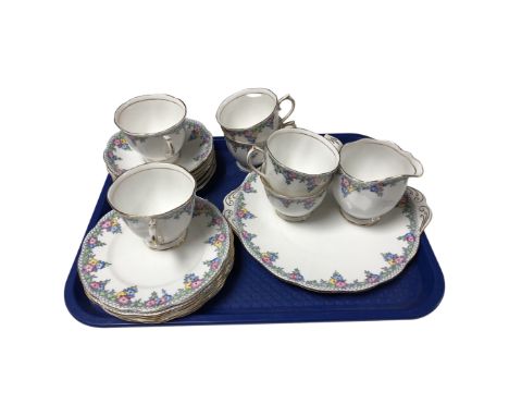 A Royal Albert bone china 20 piece tea service.