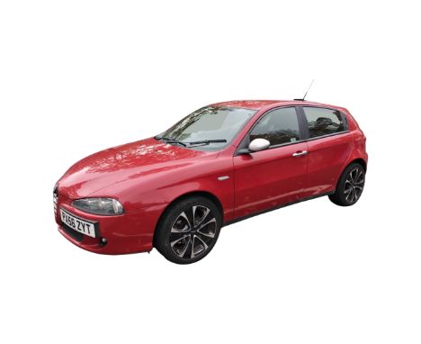 An Alfa Romeo 147 T Spark Lusso five door hatchback motorcar, registration PX56 ZYT, 1598CC, colour red, manual, first regist