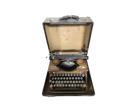A vintage Royal typewriter in case 