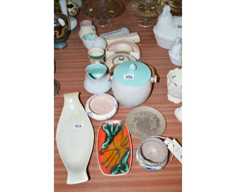 A collection of mainly Poole ware china.