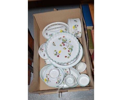 A quantity of Royal Worcester 'Strawberry Fair' pattern oven-to-table ware.