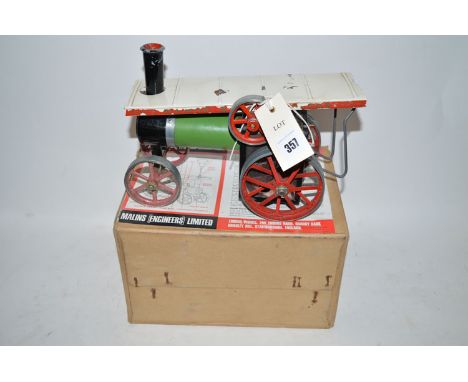 A Mammod live steam model traction engine, No. TE1, with accessories, in original box.