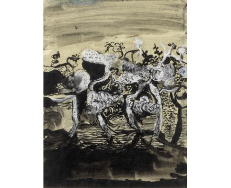 Graham Sutherland O.M. (British, 1903-1980)The Orchard signed and dated 'Sutherland. 43' (upper right)watercolour, gouache, i