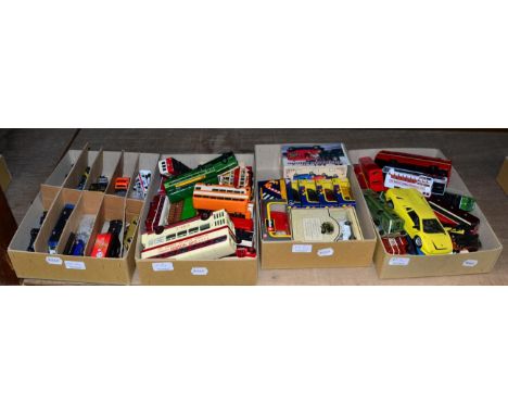 A quantity of die-cast model vehicles including Lledo, Corgi etc