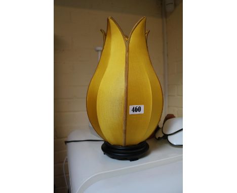 Chinese design table lamp and a Leaded wall light 