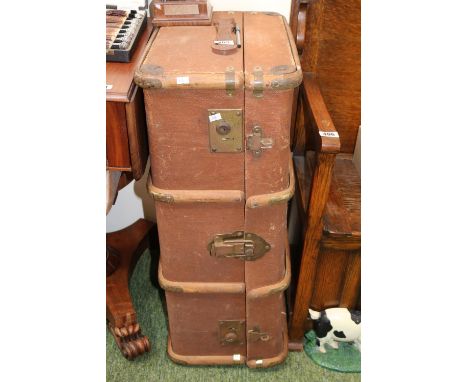 Vintage Canvas Travelling Trunk 