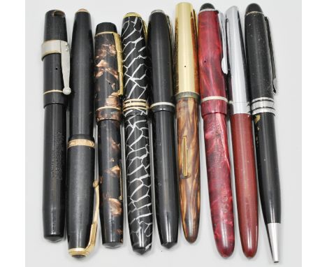 Conway Stewart 58 Fountain Pen, other vintage pens, (a small collection).