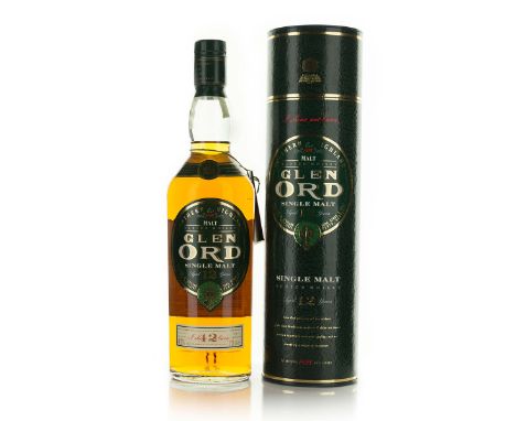 GLEN ORD SINGLE MALT SCOTCH WHISKY 12 YEARS (ONE 70 CL)John Dewar and Sons. Highlands, Scotland. high neck40% ABV / 70 cl1 bt