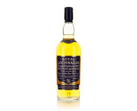 ROYAL LOCHNAGAR SINGLE HIGHLAND MALT SCOTCH WHISKY 12 YEARS (ONE 750 ML)Royal Lochnagar Distillery. Highlands, Scotland. mid-