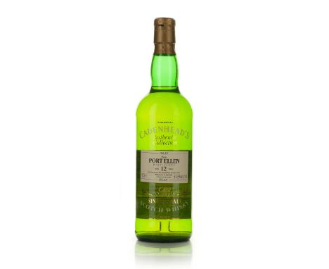 PORT ELLEN SINGLE MALT SCOTCH WHISKY 12 (ONE 750 ML)Islay, Scotland. low neck63.8% ABV / 750 mlDistilled: April 1981Bottled: 