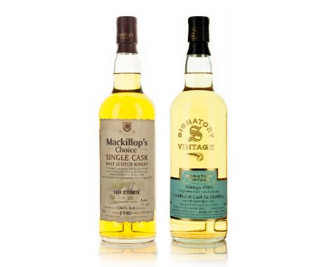 CAOL ILA SINGLE CASK SINGLE MALT SCOTCH WHISKY 20 YEARS (ONE 750 ML)Caol Ila Distillery. Islay, Scotland. 58.4% ABV / 750 mlD