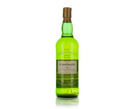 ST.MAGDALENE SINGLE MALT SCOTCH WHISKY 10 YEARS (ONE 750 ML)Lowlands, Scotland. 62.3% ABV / 750 mlDistilled: December 1982Bot