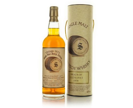 BRAES OF GLENLIVET SINGLE MALT SCOTCH WHISKY 15 YEARS (ONE 70 CL)43% ABV / 70 clDistilled: June 6 1979Bottled: May 1995Finish