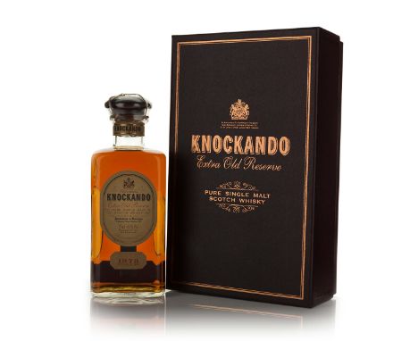 KNOCKANDO PURE SINGLE MALT SCOTCH WHISKY 23 YEARS (ONE 75 CL)Justerini & Brooks Ltd. Speyside, Scotland. 43% ABV / 75 clDisti