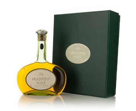 DEANSTON SINGLE MALT SCOTCH WHISKY 25 YEARS (ONE 70 CL)Burn Stewart Distillers PLC. Highlands, Scotland. low neck40% ABV / 70