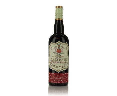 BALVENIE PURE MALT SCOTCH WHISKY 50 YEARS (ONE 750 ML)William Grant & Sons Ltd. Speyside, Scotland. 42% ABV / 750 mlDistilled