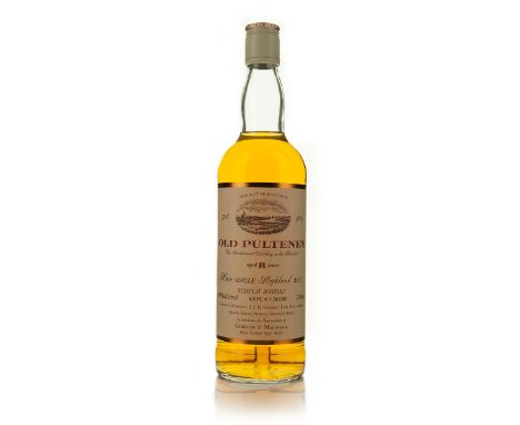 OLD PULTENEY RARE SINGLE HIGHLAND MALT SCOTCH WHISKY 8 YEARS (ONE 700 ML)J & G Stodart Ltd. Highlands, Scotland. low neck40% 