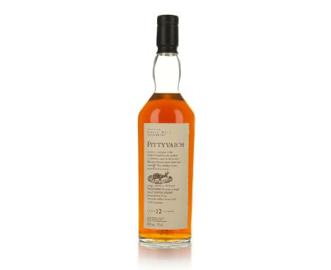 PITTYVAICH SINGLE MALT SCOTCH WHISKY 12 YEARS (ONE 70 CL)Pittyvaich Distillery. Speyside, Scotland. low neck43% ABV / 70 clNo