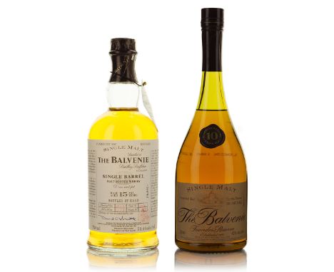 THE BALVENIE SINGLE BARREL MALT SCOTCH WHISKY 15 YEARS (ONE 750 ML)William Grant & Sons Ltd. Speyside, Scotland. 50.4% ABV / 