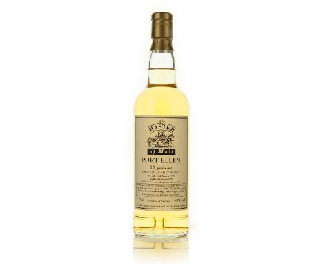 PORT ELLEN SINGLE ISLAY MALT SCOTCH WHISKY 13 YEARS (ONE 70 CL)Port Ellen Distilleries Ltd. Islay, Scotland. 43% ABV / 70 clD