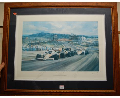 Alan Fearnley - McLaren Supremacy, limited edition lithograph No.191/850, signed in pencil to the margin by the artist, Niki 