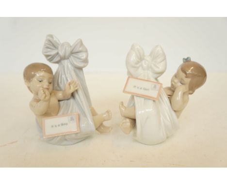 2x Nao figures - Its a boy &amp; Its a girl