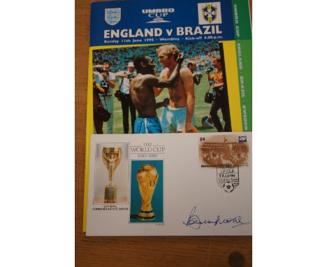 Signed first day cover Bobby Moore 