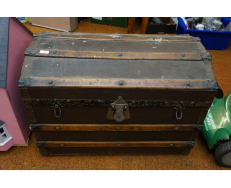 Victorian trunk  77 cm wide 
