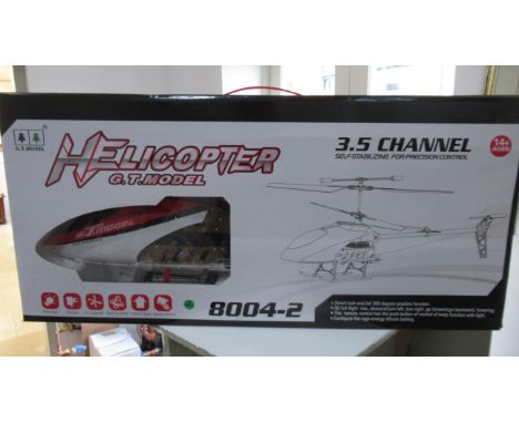 A boxed model helicopter GT model 8004-2 