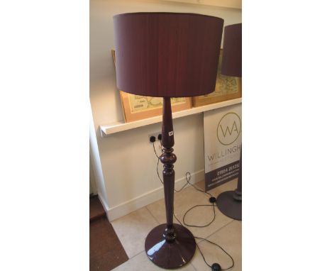 A Habitat floor lamp and shade in working order - Height 155cm 