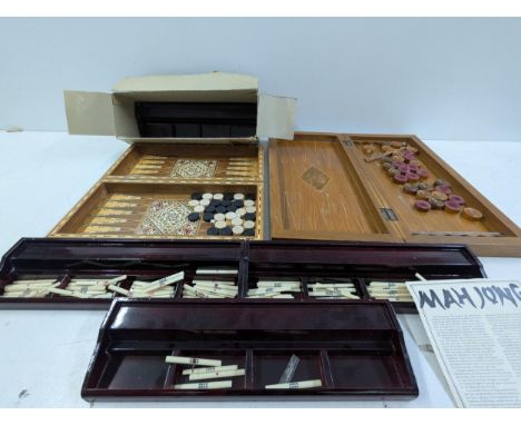 A group of vintage board games to include Mahjong and others Location: A2FIf there is no condition report, please request