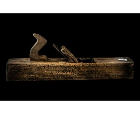 Large Vintage Wooden Plane, measures 22'' in length.  Good used condition, lovely piece.