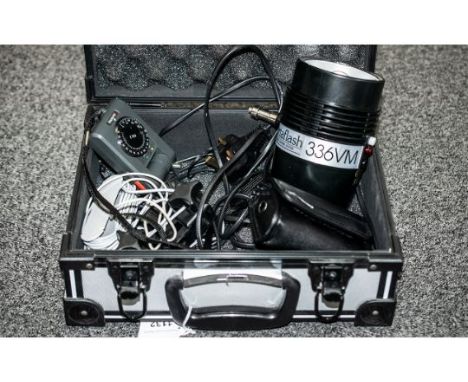Box of Camera Accessories, Includes a Portaflash 336VM Standard, A Courtenay Light Filter + A Few More - Please See Photo. Co